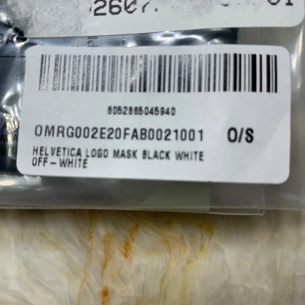 OFF-WHITE Logo Mask